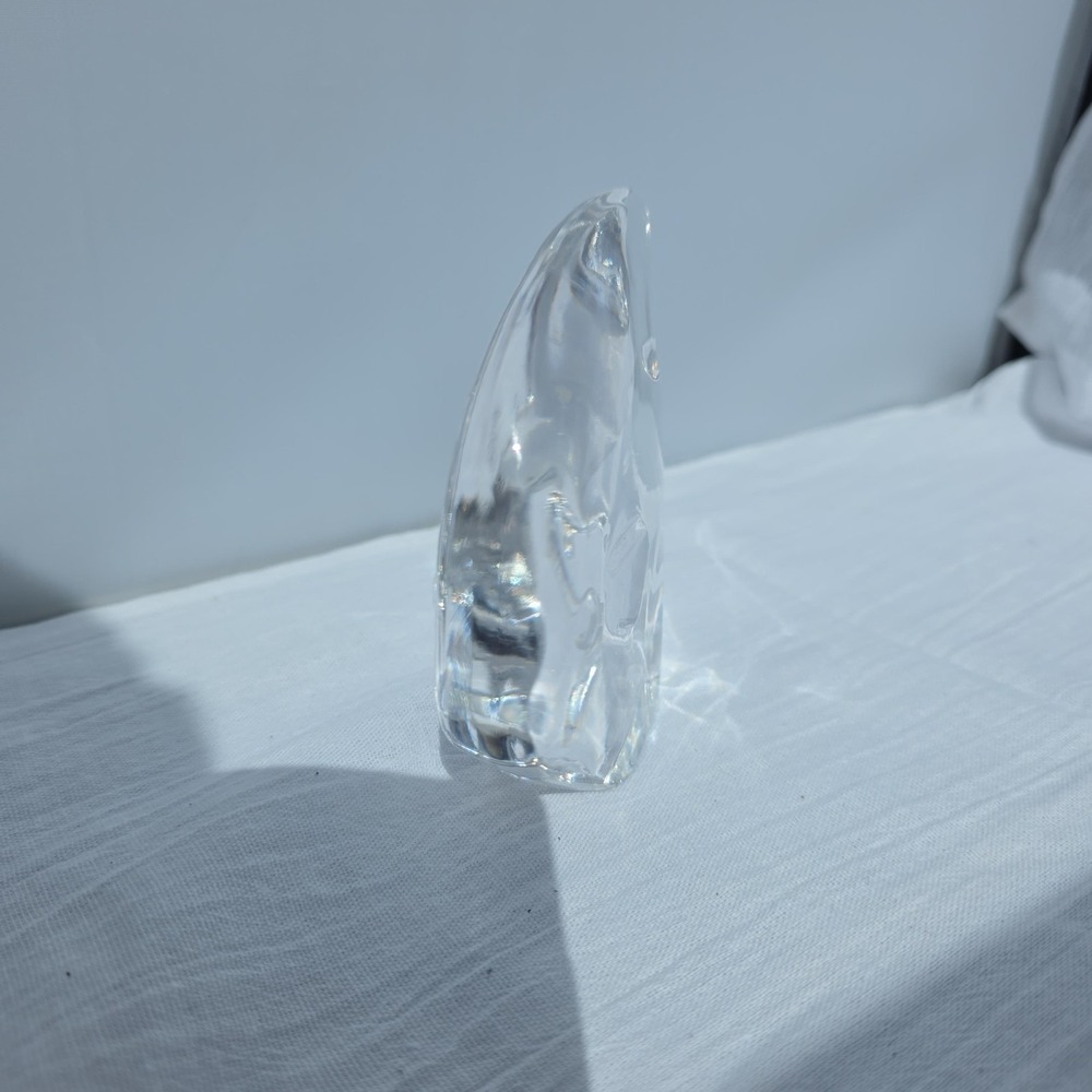 Goebel Glass Fish Paperweight Small Art Glass Nautical Desk Home Decor - Picture 5 of 7